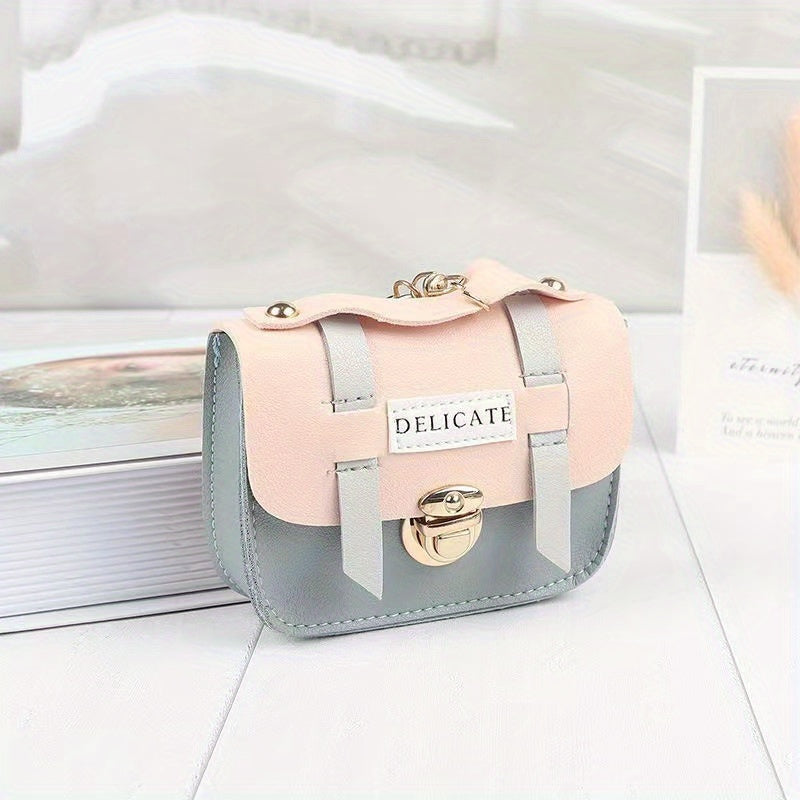 Girls Casual Stitch Mini Coin Purse Bag Wallet Holiday Party Gift