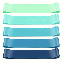 5pcs Resistance Bands Set Elastic Yoga Stretching Exercise Bands
