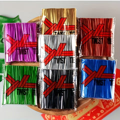 800pcs Bread Pastry Toast Bag Wire Binding Rope Food Packaging Sealing Tape