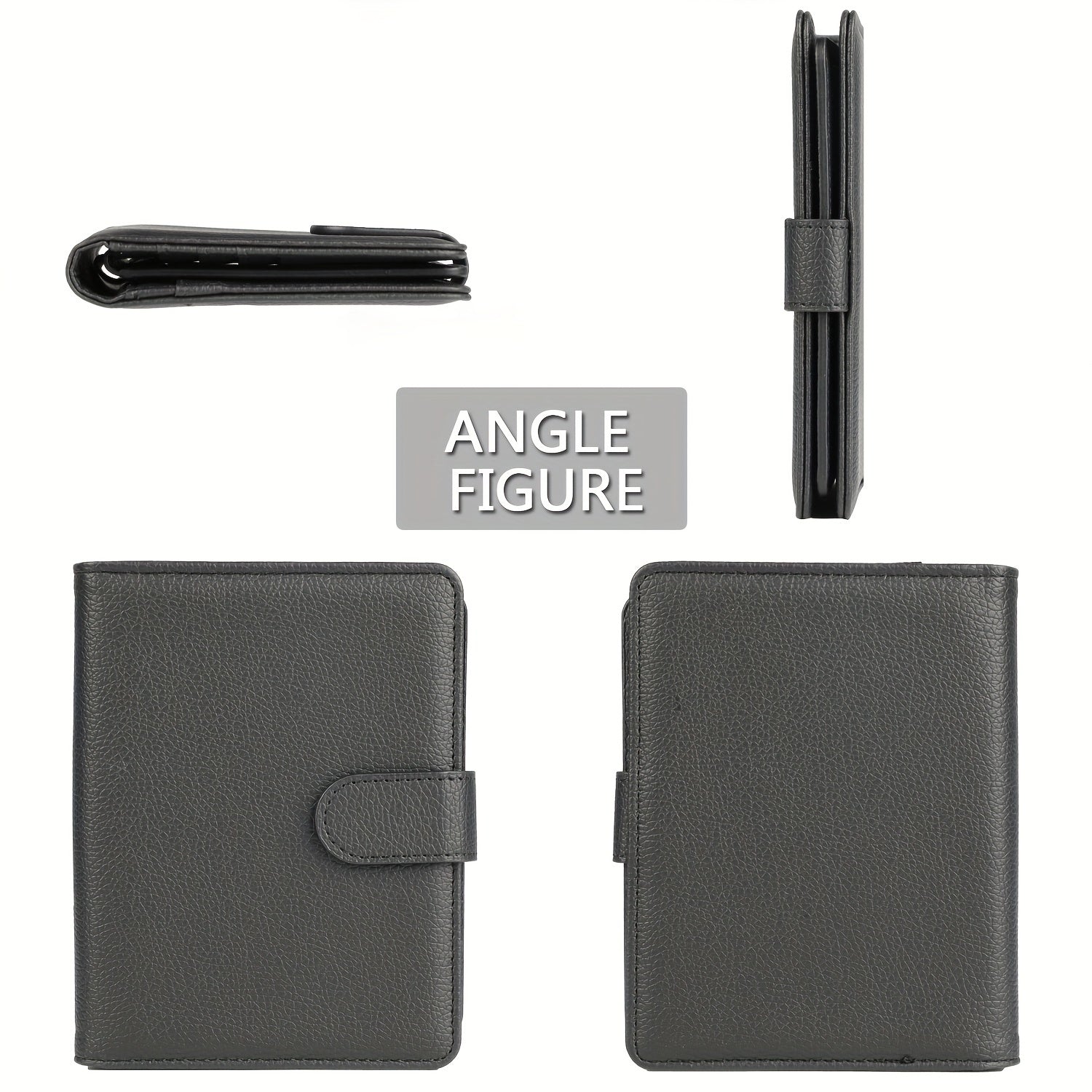 RFID Blocking Buckle Passport Holder Business Boarding Travel Passport Holder