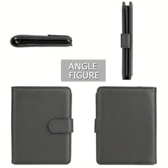 RFID Blocking Buckle Passport Holder Business Boarding Travel Passport Holder