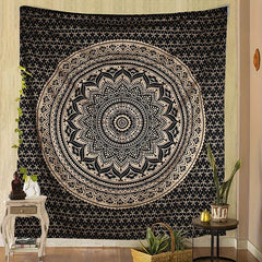 Bohemian Psychedelic Style Tapestry Wall Hanging for Home