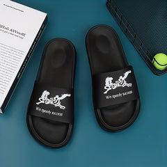 Men's Non Slip Lightweight Slides Open Toe Quick Dry Slippers