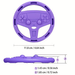 Baby Silicone Steering Wheel Teether Toy