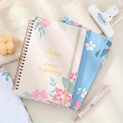 A5 Coil Weekly Schedule Goals Notebook for Students