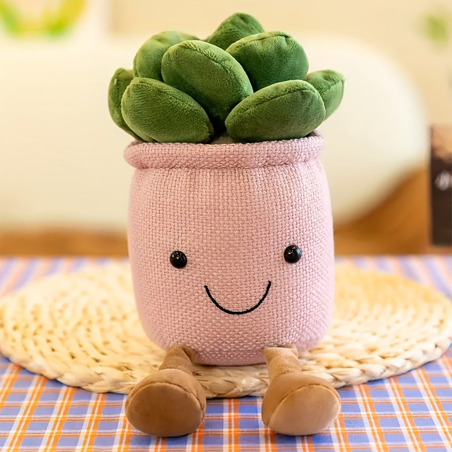 Potted Succulent Plush Toy Soft Gift