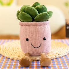 Potted Succulent Plush Toy Soft Gift