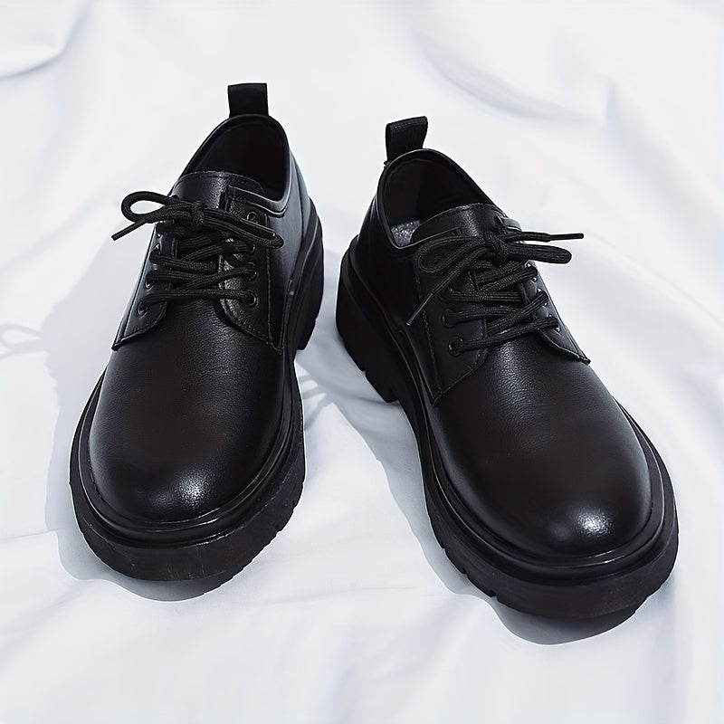 Men's Lace up Derby Dress Shoes For Office Business Formal Events