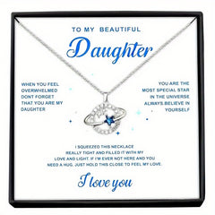 Faux Diamond Pendant Necklace for Girls