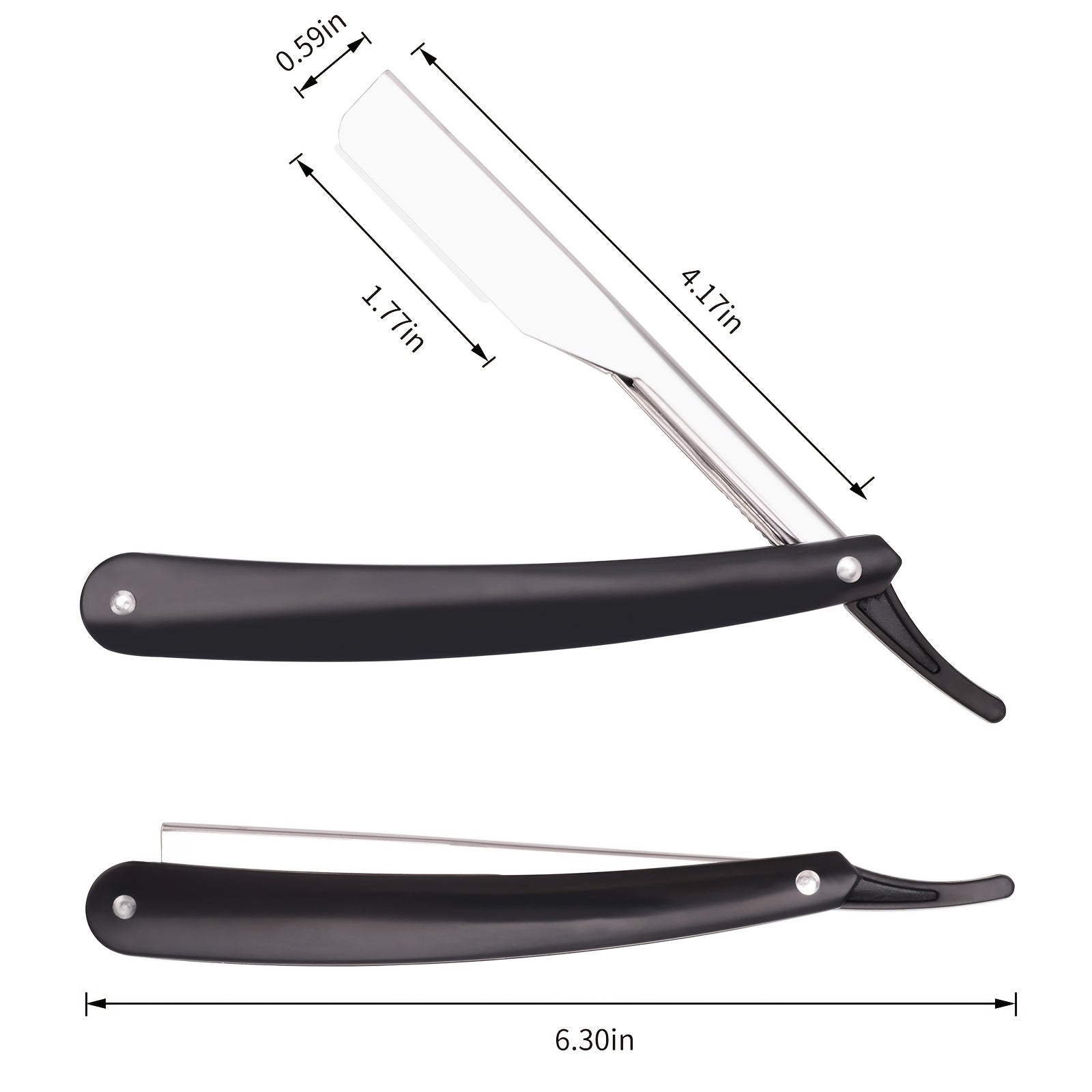 Pro Straight Edge Razor for Men Changeable Blade Type Shaving
