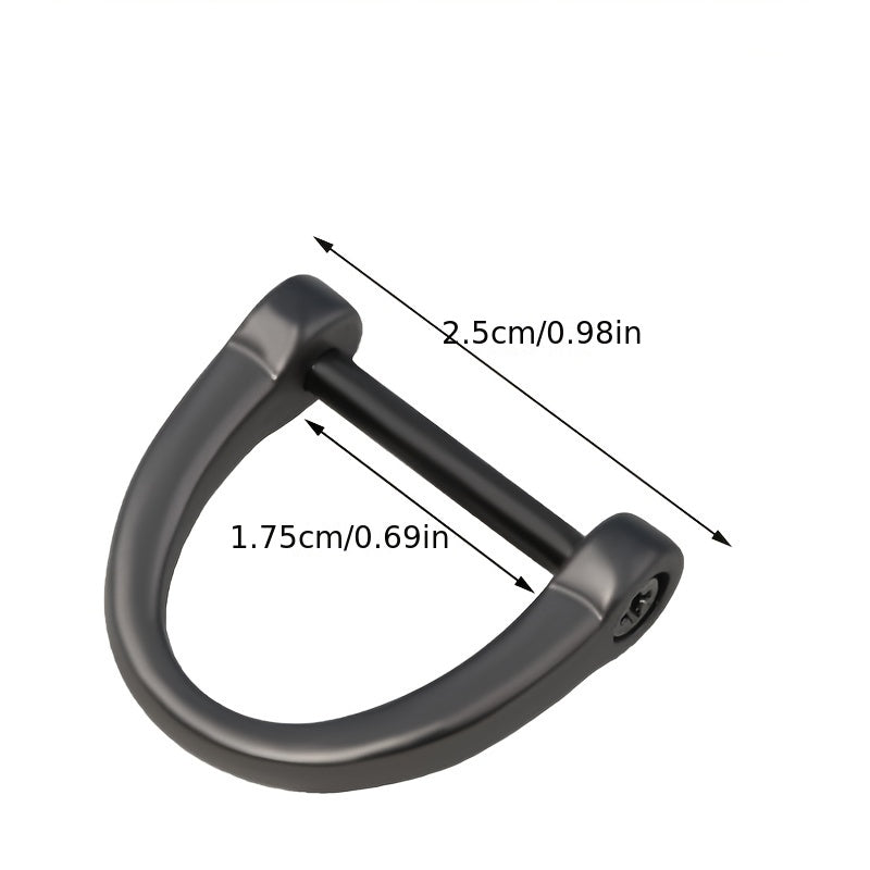 D Metal Buckle Carabiner Key Chain for Outdoor Camping