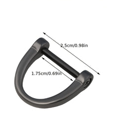 D Metal Buckle Carabiner Key Chain for Outdoor Camping