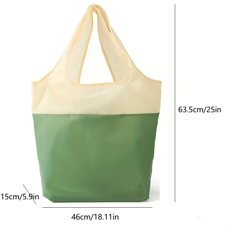 4 Reusable Grocery Bags Waterproof Tote Bag Large Capacity Kitchen Food Storage