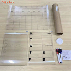 Reusable Dry Erase Memo Board Sheet - No Residue - Restickable
