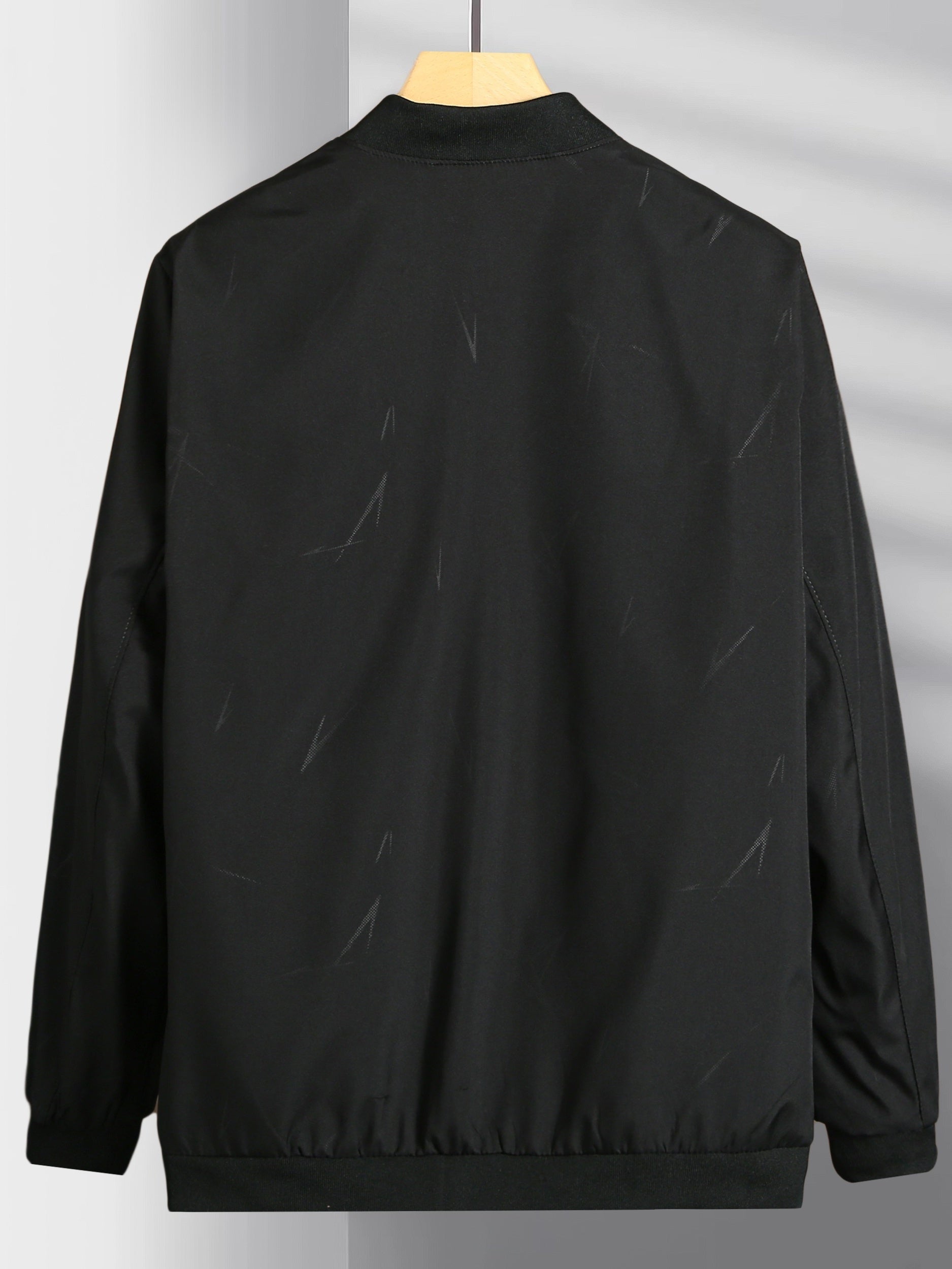 Men's Zipper Baseball Jacket Windproof Casual Spring Autumn