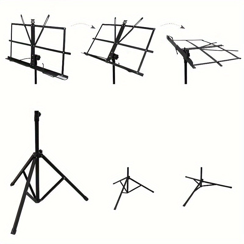 Foldable Portable Music Stand Thickened Music Stand Musical Music Stand
