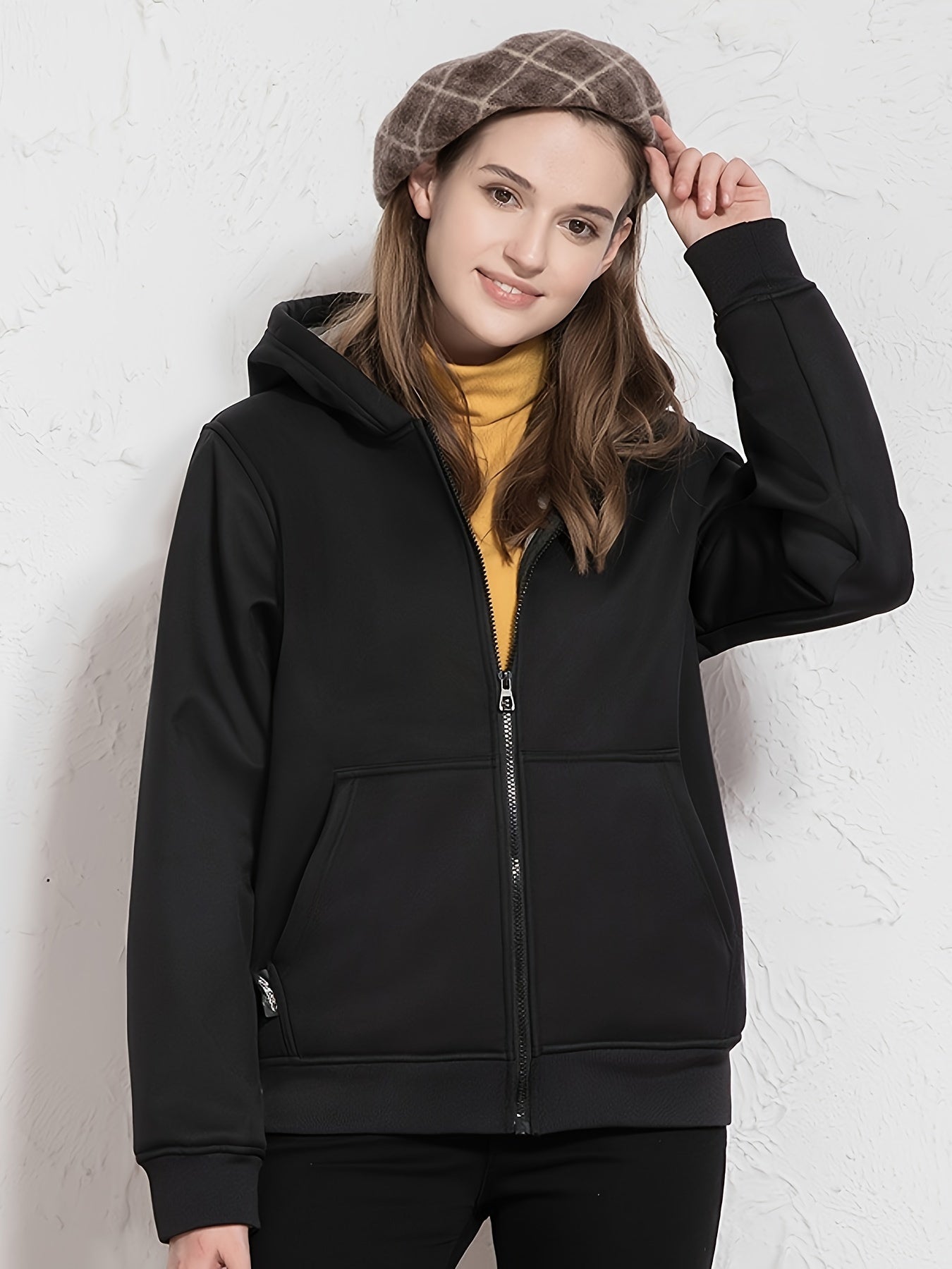 Casual Fleece Lined Jacket for Women