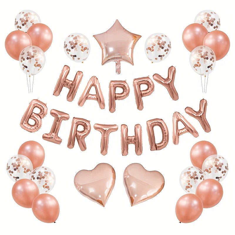 Golden Birthday Party Decorations Set Golden Happy Birthday Banner