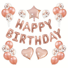 Golden Birthday Party Decorations Set Golden Happy Birthday Banner