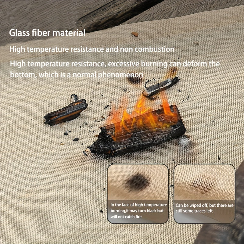 Portable Fireproof Insulation Pad for Camping High Temp Resistant