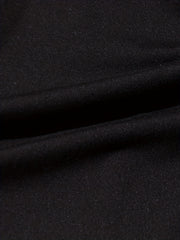 Solid Tassel Trim Maxi Midi Skirt