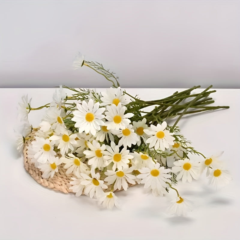 5pcs Artificial Daisy Flower Arrangement for Home Hotel Office Wedding Party