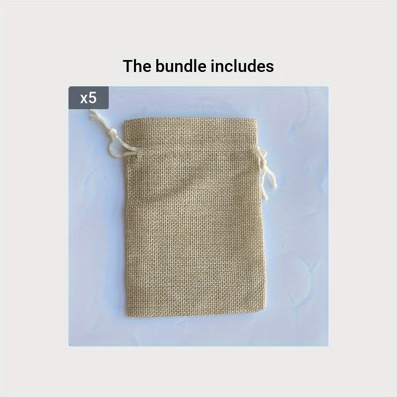 Burlap Bag Jute Gift Bags DIY Wedding Favor Gift Bag Packaging