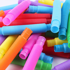 Colorful Elastic Spiral Tube Toys for Kids & Adults