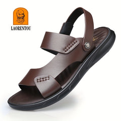 LAORENTOU Men's Non Slip Sandals Comfy Beach Shoes Summer