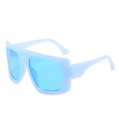 Plastic Frame Oversized Sunglasses For Men
