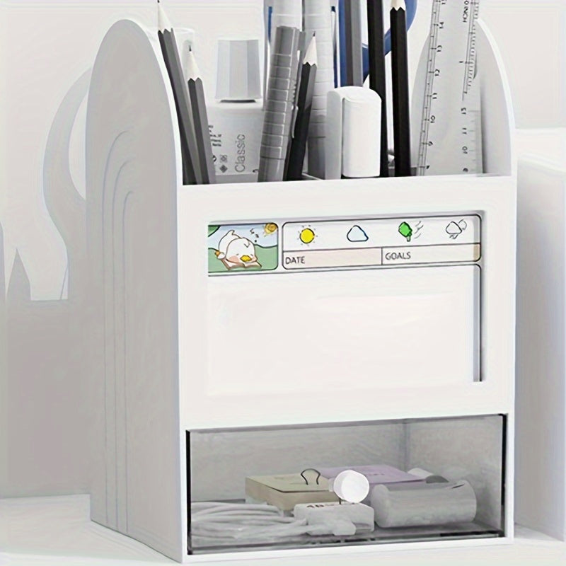 1pc DIY Storage Box Drawer Plastic Desktop Organizer Office Desk