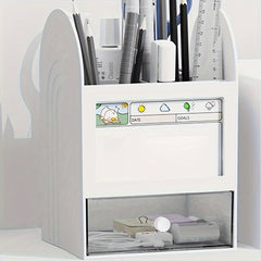 1pc DIY Storage Box Drawer Plastic Desktop Organizer Office Desk