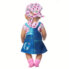Imitative Denim Skirt Doll Clothes Fit 17" Baby Doll