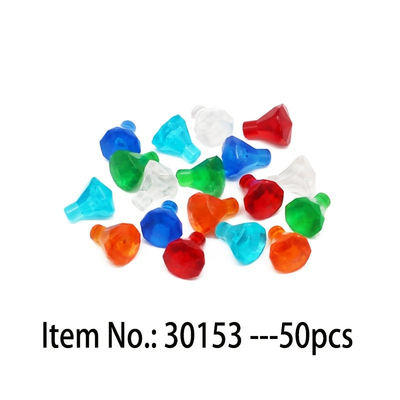ABS Treasure Accessories for Building Blocks - Jewels, Gems, Bars, Cashier