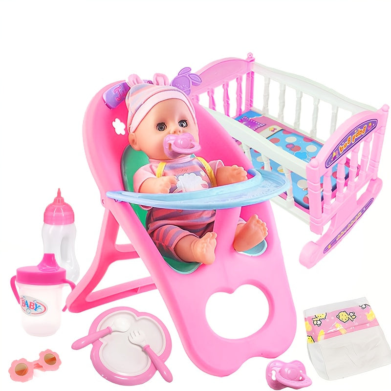 10pcs Doll Accessories Party Game Set for Children Over 3 Years Old