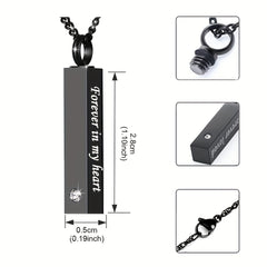 Heart Urn Necklace for Ashes Cremation Jewelry