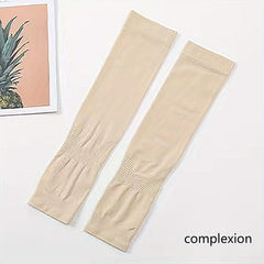 Ice Feeling Sunscreen Sleeve Solid Long Arm UV Protection Sleeve