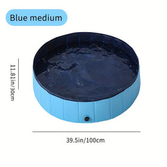 Foldable Dog Pet Bath Pool Collapsible Dog Pet Pool Bathing Tub Kiddie Pool