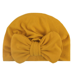 Infant Head Wrap Hat Bow Beanie Caps Turban For Baby Boys And Girls