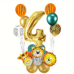 Jungle Animal Theme Balloon Set for Birthday Party Decorations