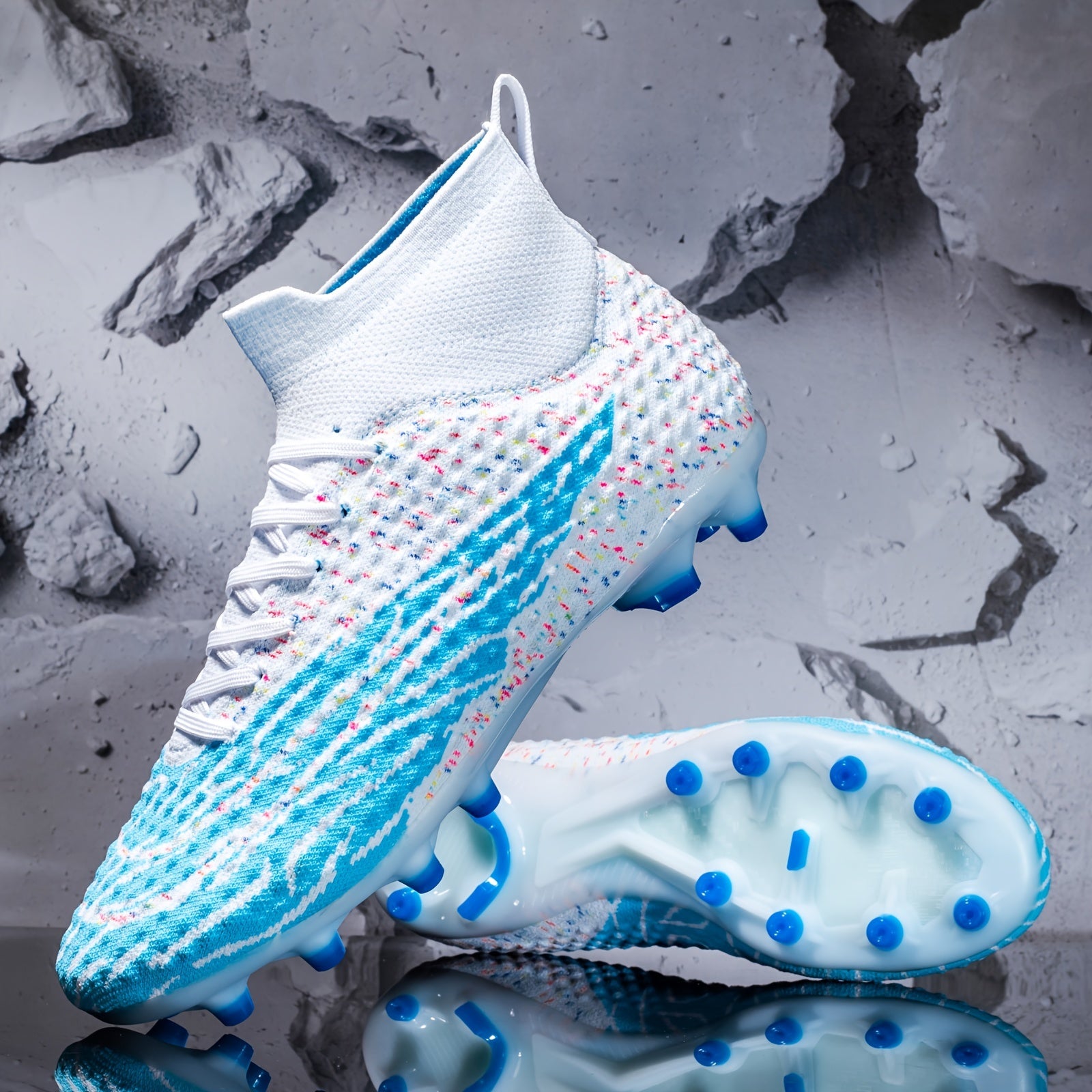 Kids Teenager Unisex AG Cleat Soccer Shoes Professional Outdoor