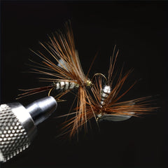 12pcs Mosquito Fly Fishing Lures for Trout Bass Perch Dry Fly Fishing