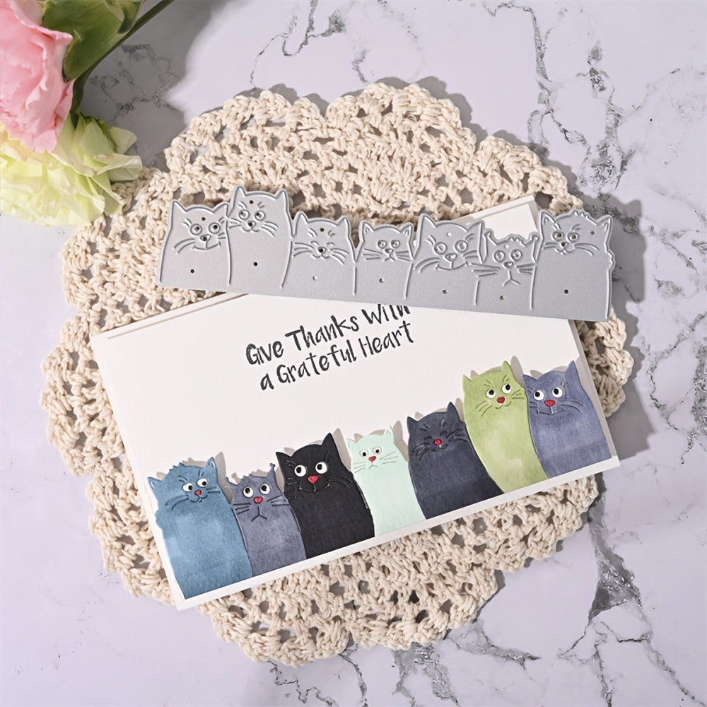 Cats Metal Cutting Dies for DIY Cards & Scrapbooks