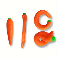 Carrot Vegetable Squeeze Toy Shapeable Fidget Stress Relief Novelty Toy