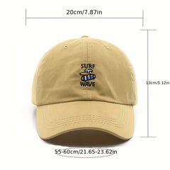 Surf Wave Cotton Baseball Hat Retro Men's Summer Visors Cap Hip Hop Peaked Caps