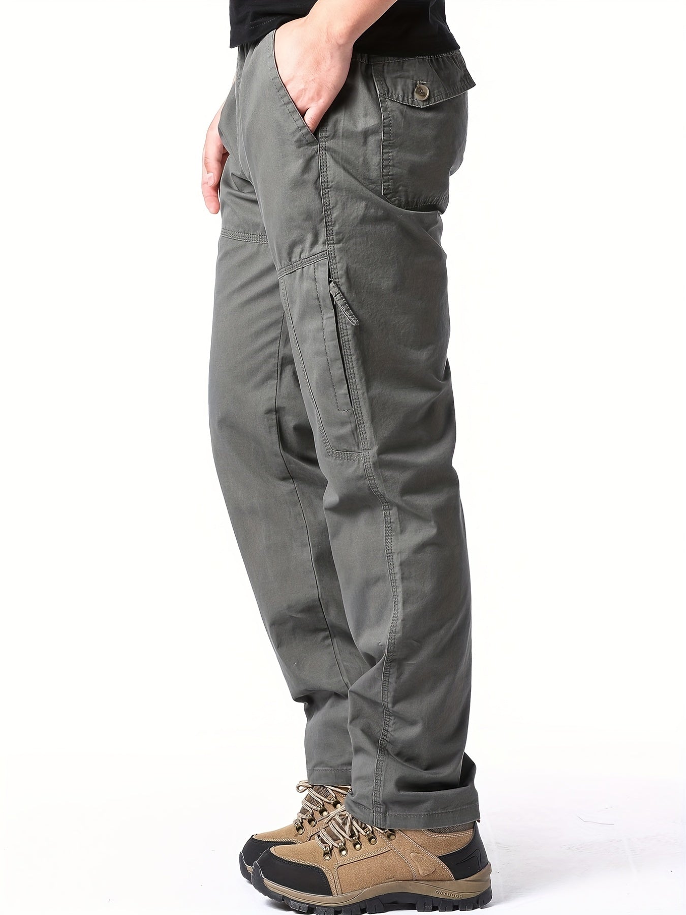 Men's Cargo Pants Loose Straight Casual Outdoor Sports