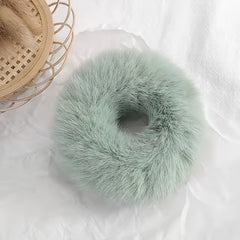 10pcs Colorful Plush Hair Rope Accessories
