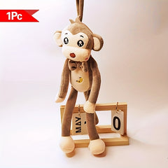 Adorable Monkey Plush Toy Soft & Cuddly Animal Friend for Playtime Festive Decor