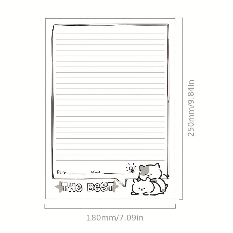B5 Horizontal Line Notebook Student Planner 30 Sheets