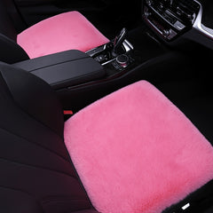Long Fluffy Car Cushion Warm Single Seat Thickened Universal Binding